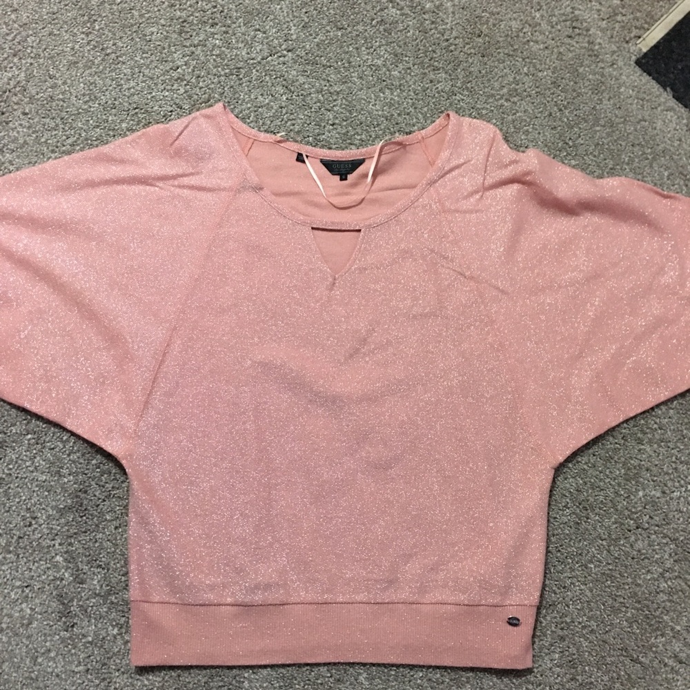 Guess shimmer top
